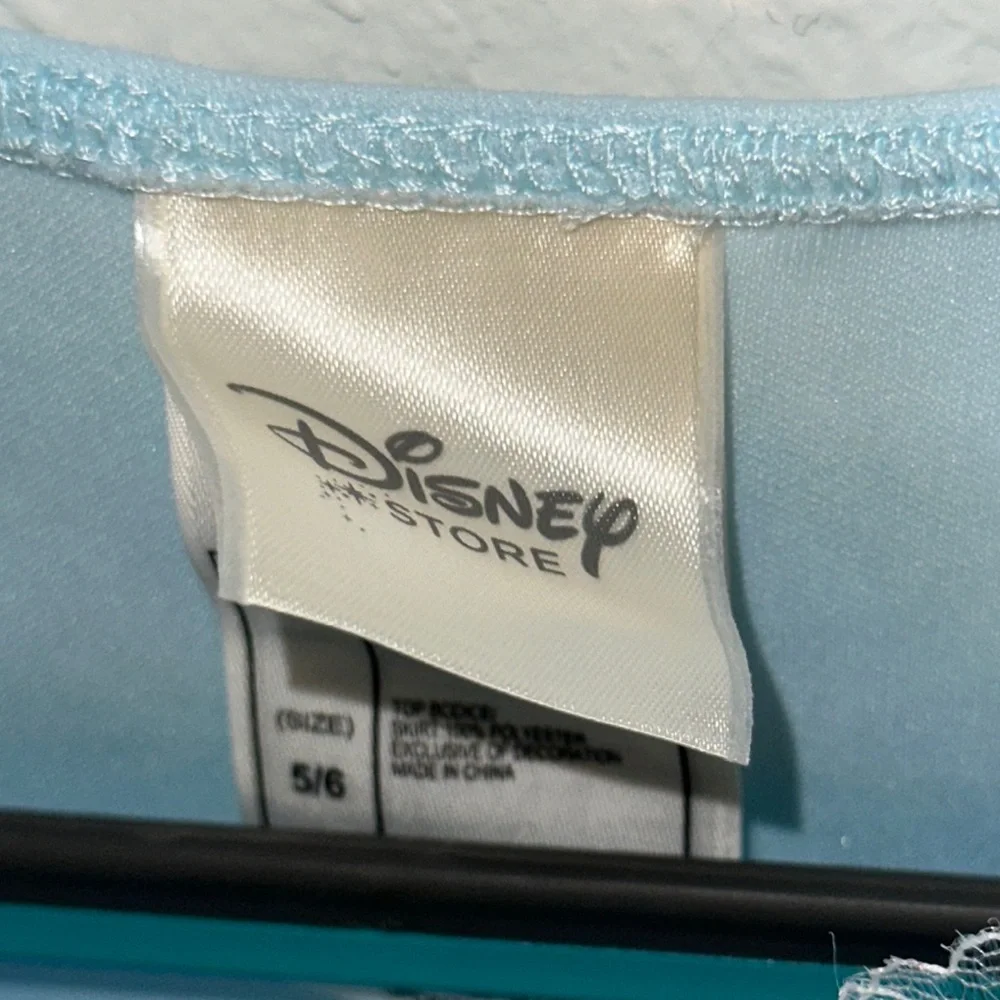 Blue Princess Kids‎ Costume Dress The Disney Store Size 5/6